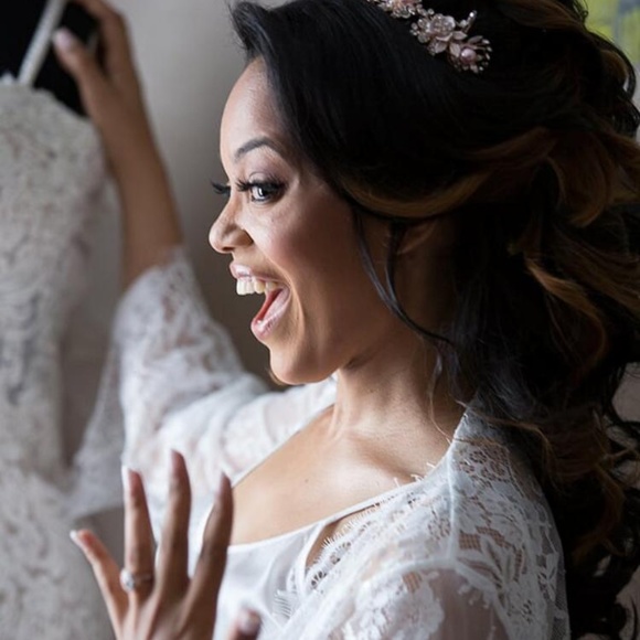 Bridal hair crown